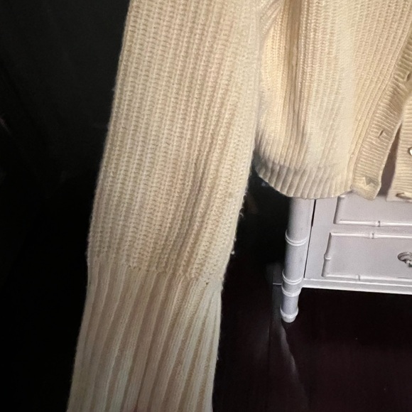 Staud Matilda Cardigan in Lemon Drop - Picture 4 of 5